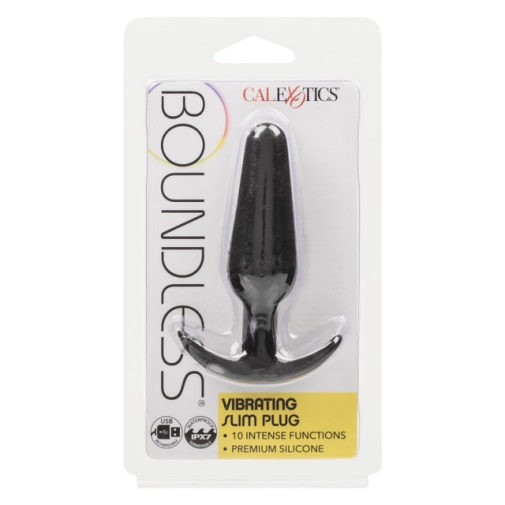 CEN - Boundless 細長形震動肛塞 - 黑色 照片