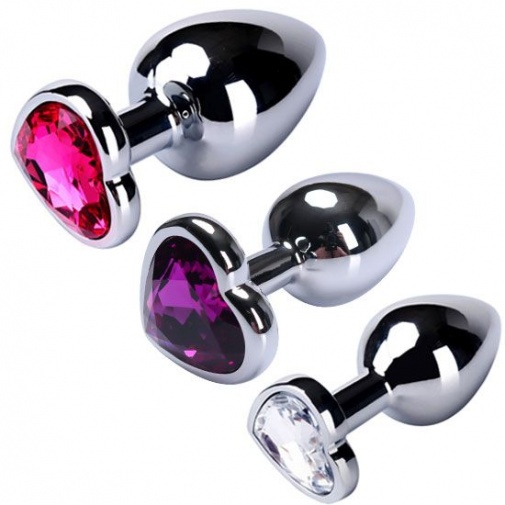 MT - Anal Plug 75x28mm - Silver photo