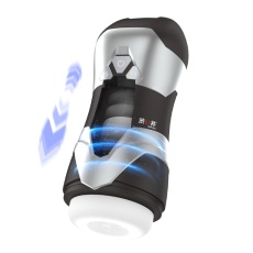 Drywell - Dva 抽插式電動飛機杯 - 深灰色 照片