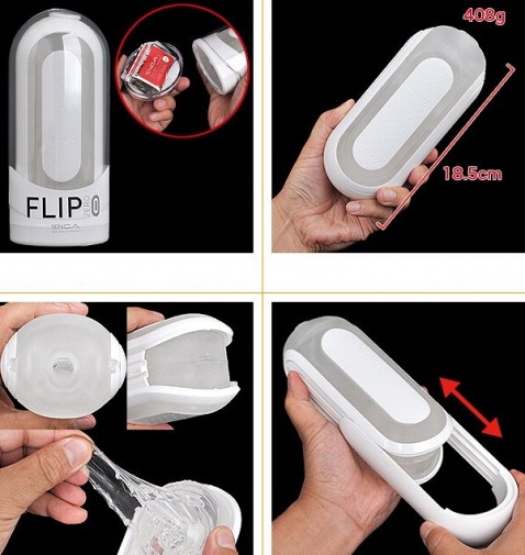 Tenga - Flip Zero 飛機杯 - 白色 照片