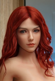  Julie 歐洲仿真實體娃娃，紅髮，超軟矽膠 172 cm（5’6 英尺） 照片