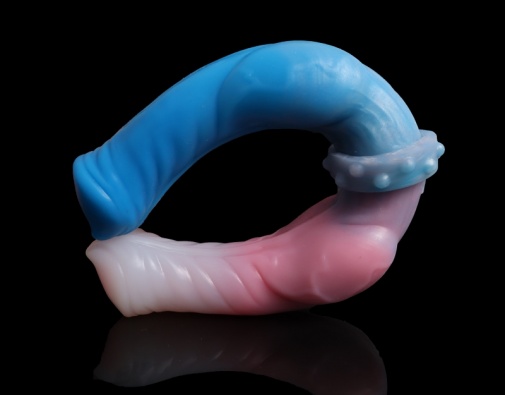 FAAK - Monster Double Dildo - Macaron photo