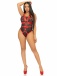 Leg Avenue - Filthy Gorgeous Harness Teddy - Red - S photo-9