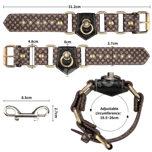 Lovetoy - Rebellion Reign Hand Cuffs - Black photo