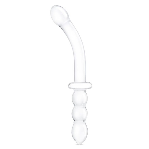Glas - 12” 玻璃羅紋G點刺激假陽具 照片
