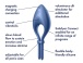 Satisfyer - Bullseye Ring - Blue photo-5