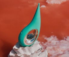 Lelo - DOT 陰蒂點潮筆震動器 - 湖水藍色 照片