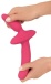 Couple Choise - 2in1 Vibrator w Butt Plug - Pink photo-2