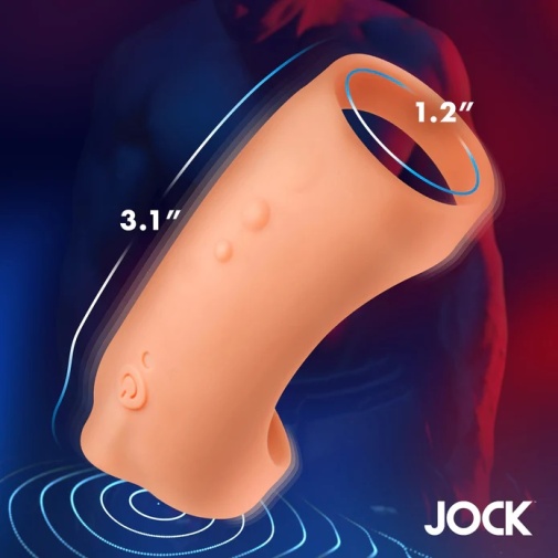 Jock - Vibro Penis Sleeve - Medium photo