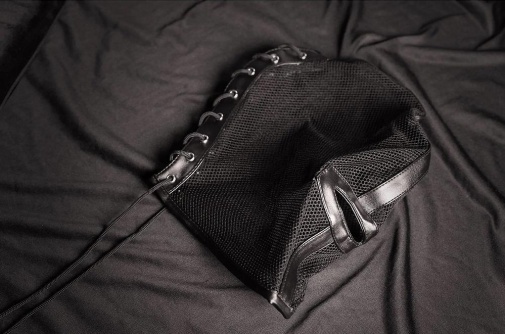 Ouch - Fishnet Face Mask - Black photo