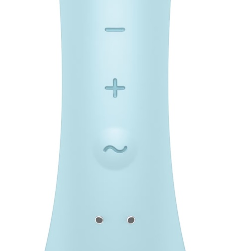 Satisfyer - 三重刺激兔子震動棒 - 淺藍色 照片