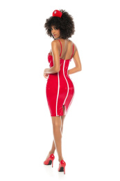 Mapale - 60019 Vinyl Nurse Costume - Red - S 照片