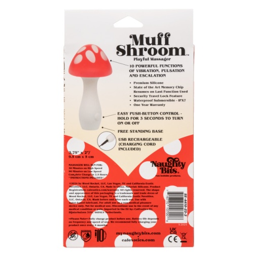CEN - Naughty Bits Muff Shroom Vibro Massager photo