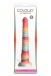 NS Novelties - 9" Colours Stacked Dildo - Red/Gold photo-3
