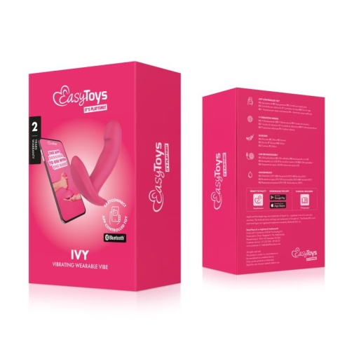 Easytoys - Ivy APP EasyConnect Wearable Vibe - Pink photo