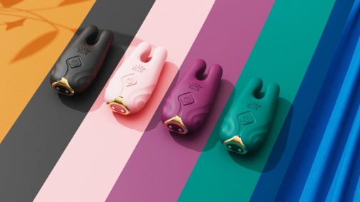 Zalo - Nave APP Vibro Nipple Clamps - Velvet Purple photo