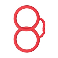 Nasstoys - Surenda Silicone Hand Cuffs - Red photo