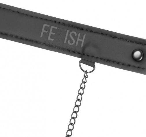 Fetish Submissive - 環形口塞連乳頭夾 - 黑色 照片