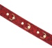 Liebe Seele - Rosy Lamb Leather Collar w Leash - Red photo-7