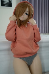 Rico 迷你動漫巨乳魅魔蘿莉 D罩杯靈活骨架 超柔軟矽膠仿真性愛娃娃 95cm 照片
