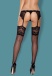 Obsessive - 810-STO Stockings - Black - S/M photo-6