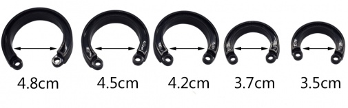FAAK - Short Crocodile Chastity Cage - Black photo