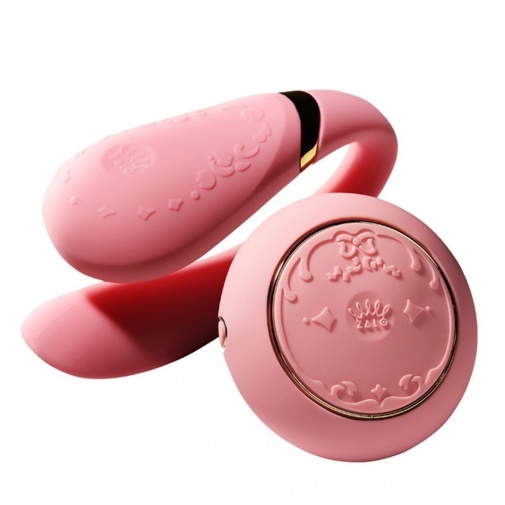 Zalo - Fanfan可實體搖控 & APP控制情侶套裝振動器 - 粉紅色 照片