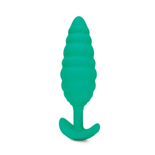 B-Vibe - 震动波浪纹后庭塞 - 绿色 照片