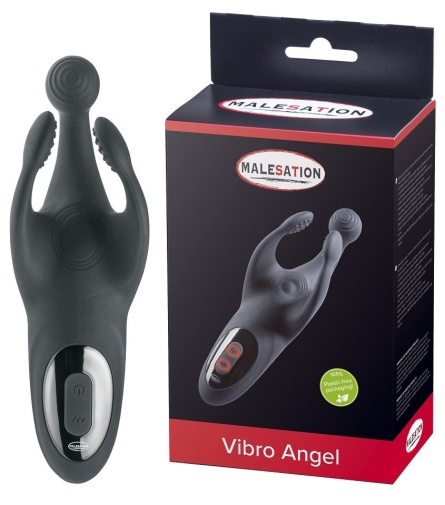 Malesation - Angel Cock Stimulator - Black photo