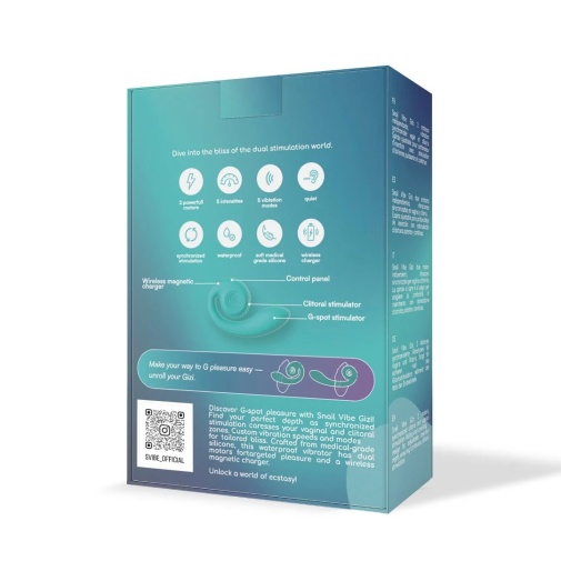 SVibe - Snail Gizi Dual Vibrator - Tiffany photo