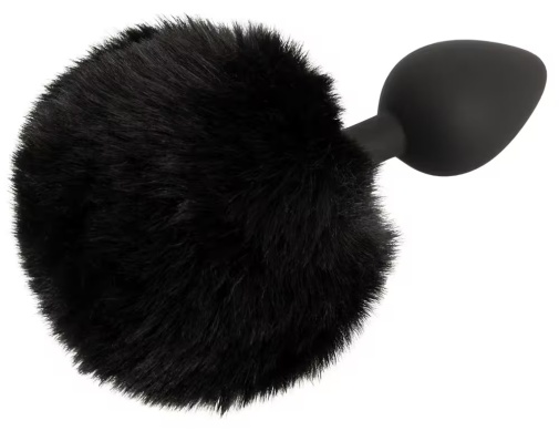 You2Toys - Fluffy Tail Plug M - Black photo