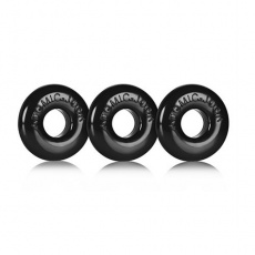 Oxballs - Ringer Cockring 3's Pack - Black photo