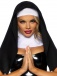 Leg Avenue - Collared Nun Habit - Black photo
