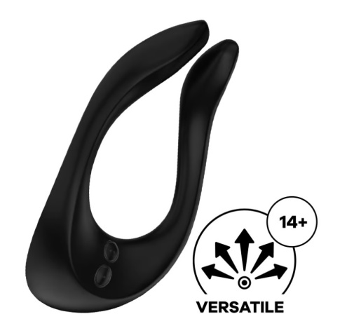 Satisfyer - 无限欢乐多用途震动器 - 黑色 照片