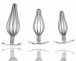 MT - Hollow Anal Plug S - Silver photo-8
