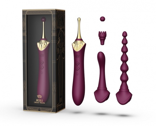 Zalo - Bess 2 Heating Dual Vibrator - Velvet Purple photo