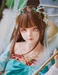 Kanna 中式動漫風古典美人 超柔軟TPE身體仿真性愛娃娃 145 cm (附衣服和頭飾) 照片