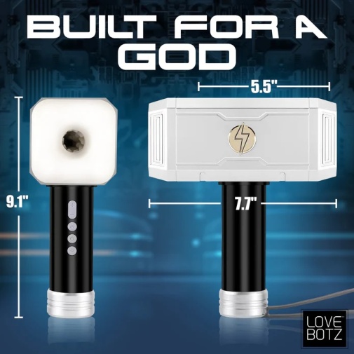 LoveBotz - Thunder Stroker - White photo
