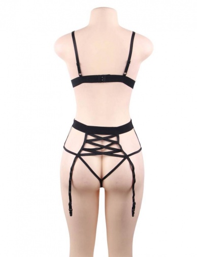 Ohyeah - Love Affair Teddy - Black - XL photo