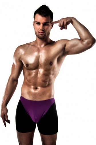 Passion - Men's Thong 009 - Violet - S/M photo