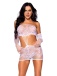 Leg Avenue - Kiss Me More Dress Set - White photo
