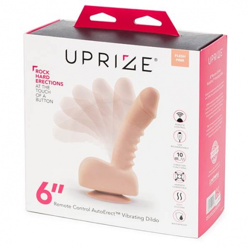 Uprize  - 遙控15厘米逼真假陽具 - 肉色 照片