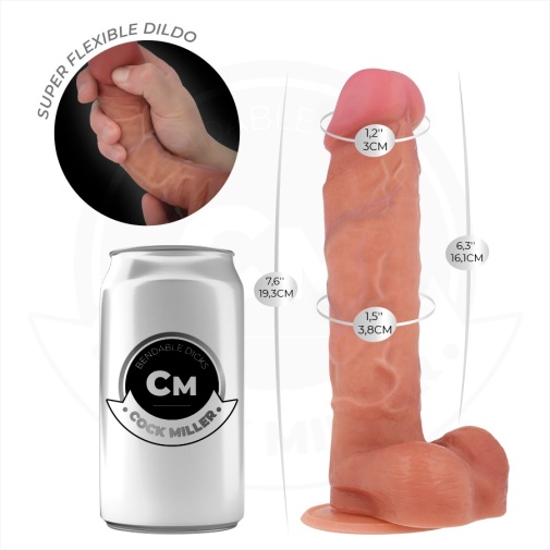 Cock Miller - 19.3cm 仿真假陽具 - 肉色 照片