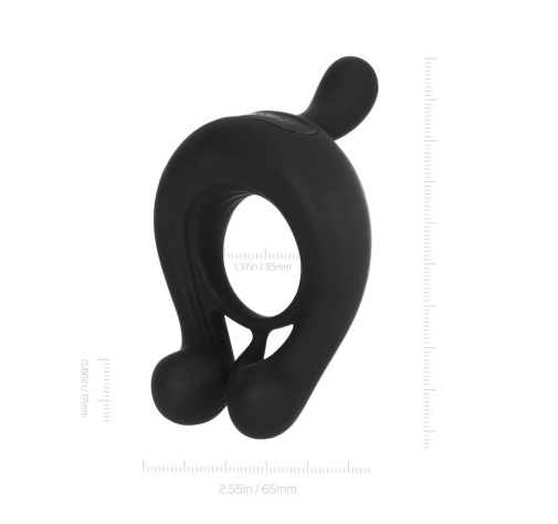 Honey Play Box - Kairos Vibro Cock Ring w Bullets - Black photo