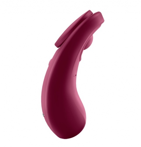 Satisfyer - Sexy Secret 磁吸式內褲震動器 - 紅色 照片
