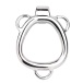 FAAK - Shell Chastity Cage 45mm - Silver photo-12