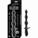 Nasstoys - Ass-sation 深入柔软震动后庭串珠按摩棒 - 黑色 照片-4