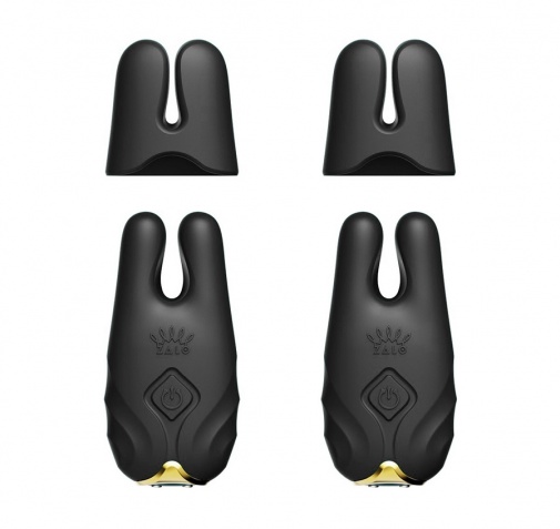 Zalo - Nave APP Vibro Nipple Clamps - Obsidian Black photo