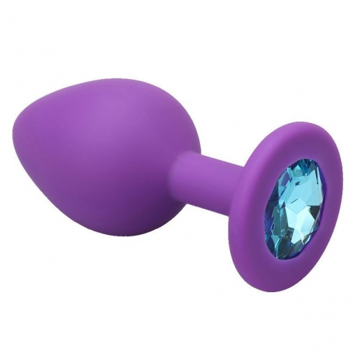 MT - Silicone Anal Plug 72x28mm - Purple photo