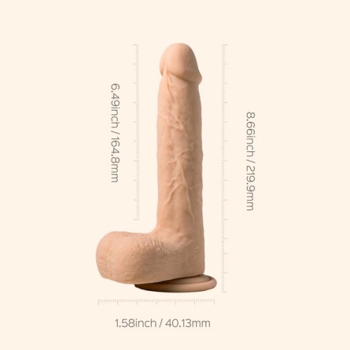Honey Play Box - Luis App 智能遙控 抽插式電動假陽具 - 肉色 照片
